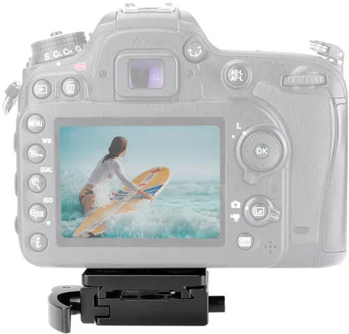 Vista 3 de Placa de liberación rápida compatible con estilo ARCA para accesorios de trípode de cámara DSLR