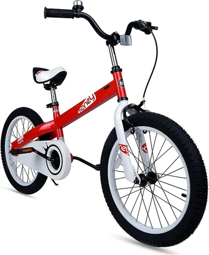 Vista 14 de Royalbaby Bicicleta Cubetube para niños de 3 a 9 años, bicicleta para niños pequeños de 12, 14, 16, 18 y 20 pulgadas, con ruedas de entrenamiento