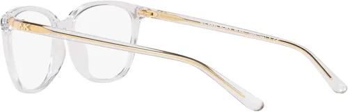 Vista 5 de Michael Kors womens Mk4067u Santa Clara Universal Fit Square Prescription Eyewear Frames Lente transparente/demo