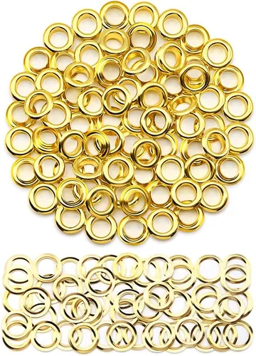 Vista 14 de SEMINI 800 Sets 4 Colors 6mm Grommet Eyelet Kit with Install Tool Kit