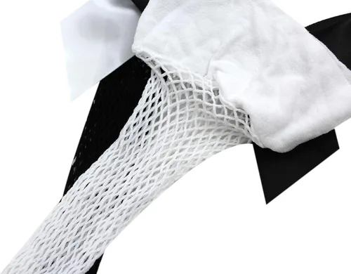 Vista 5 de RARITYUS 234 pares de medias altas con lazo, encaje, muslo, lindo, sexy, por encima de la rodilla, calcetines para vestir faldas