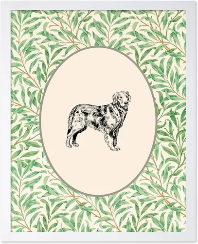 Vista 54 de Poster Master Póster Vintage de Cocker Spaniel Inglés - Impronta Retro de Perro - Arte Floral - Arte de Cachorros - Arte para Amantes de Animales