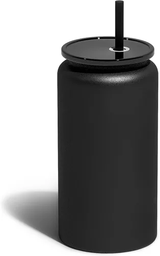 Vista 24 de Paquete de 6 vasos de 16 onzas, vaso aislado con popote, vaso de café