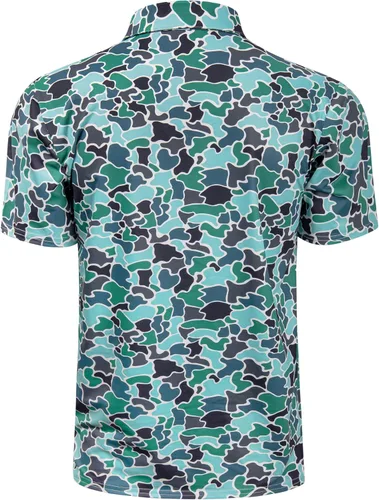 Vista 169 de TAPULCO Camisetas tipo polo de secado rápido para hombre, diseño de camuflaje, atléticas, ligeras, transpirables, casuales, para golf