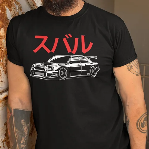 Vista 32 de Subie Generation Cars - Camiseta de manga corta para adultos, mecánico japonés de carreras, regalo para amantes de los automóviles, entusiastas