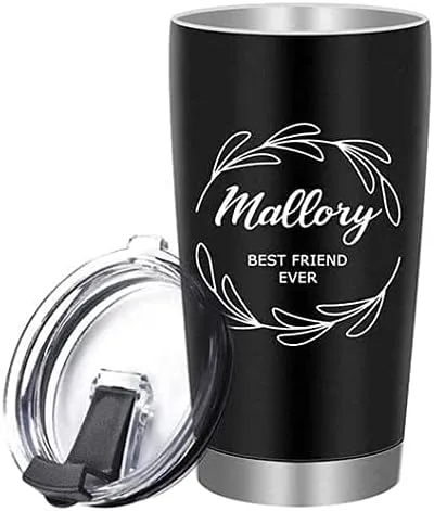 Vista 2 de Vaso personalizado – Vaso personalizado de 20 oz con tapa transparente a prueba de salpicaduras – Copa personalizada con recubrimiento en polvo mate
