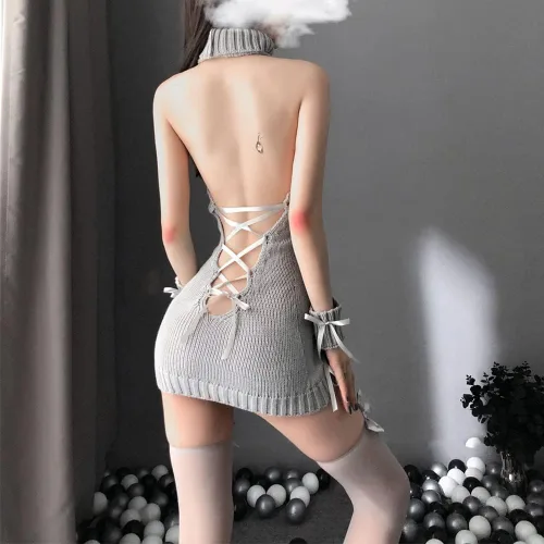 Vista 2 de Pijama sexy para mujer, ropa interior grande para cosplay de estudiantes japoneses