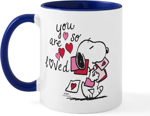 Vista 12 de CafePress Springtime Snoopy - Taza de café de cerámica, taza de té, 11 onzas