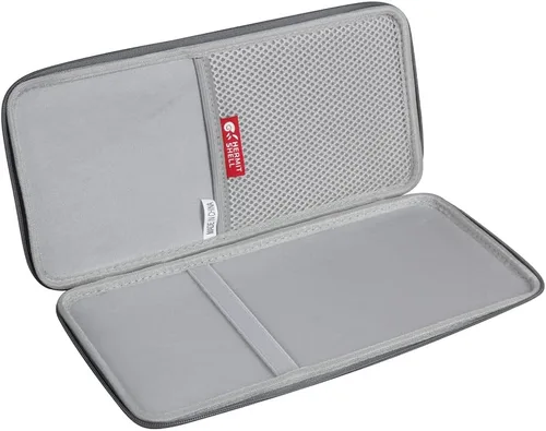 Vista 3 de Hermitshell Funda rígida de viaje para Apple Magic Keyboard MLA22LL/A (nailon, gris)