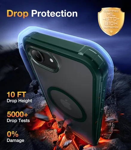 Vista 261 de DIACLARA - Funda transparente compatible con iPhone XR 6.1 pulgadas 2018