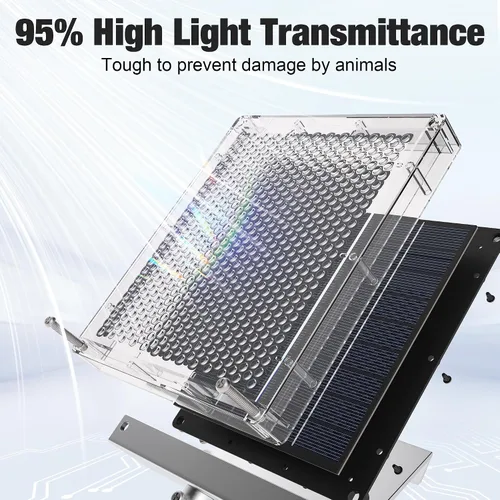 Vista 3 de Cargador de batería de panel solar de 6 V para alimentador de ciervos, panel solar impermeable de 1.7 W con soporte de montaje y clips de cocodrilo