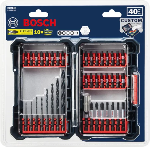 Vista 7 de Bosch Juego de 40 piezas DDMS40 con kit combinado de herramientas eléctricas Bosch CLPK22-120 - Juego de herramientas inalámbricas de 12 voltios