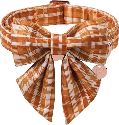 Vista 52 de Collar patriótico para perro con pajarita, collar de perro con lazo del 4 de julio, collar de bandera estadounidense para cachorros, machos