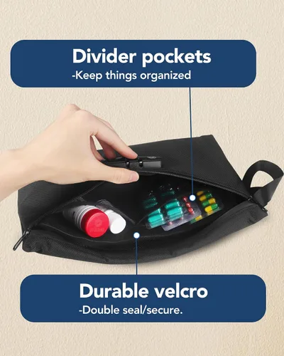 Vista 5 de FIREDOG Bolsas impresas a prueba de olores con cerradura de combinación, forro de carbono, a prueba de olores, contenedor para almacenamiento