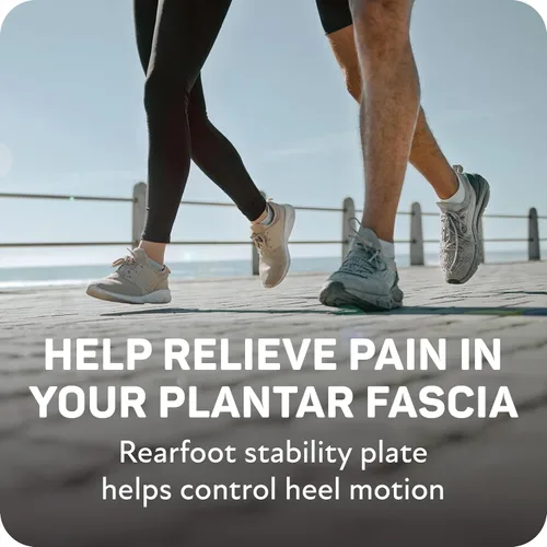 Vista 2 de Airplus Plantillas ortopédicas para fascia plantar, soporte de arco de precisión y amortiguación de gel para espolones de talón, alivio