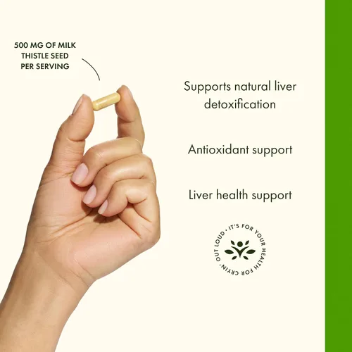 Vista 4 de Swanson Cardo mariano (estandarizado) - Suplemento de apoyo hepático a base de hierbas con 80% de silimarina - Fórmula natural que ayuda a mantener
