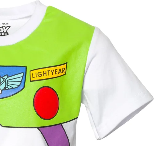 Vista 6 de Disney Pixar Toy Story Woody - Conjunto de camiseta y pantalones cortos de malla para niños pequeños a grandes