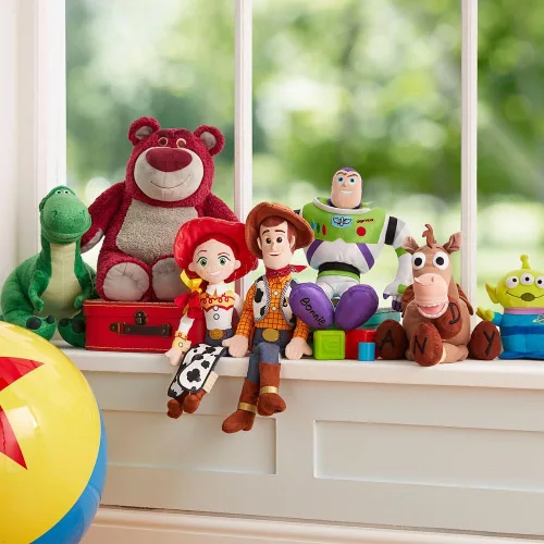 Vista 6 de Disney Store - Peluche oficial de Toy Story, Alien, personaje icónico de peluche con ojos bordados y características de felpa suave, adecuado
