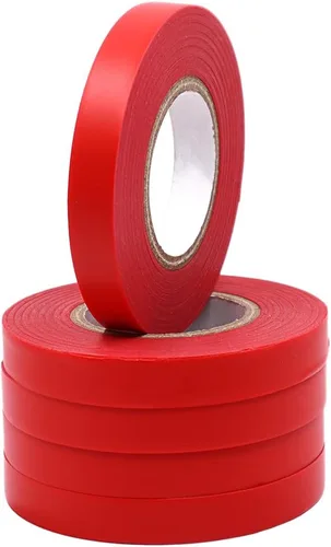 Vista 5 de Zenport Cinta de corbata roja para plantas ZL0012R, 20 rollos, 50 pies