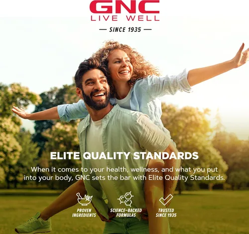 Vista 2 de GNC Acetil-L-carnitina 500 mg, apoya el equilibrio positivo del estado de ánimo, 60