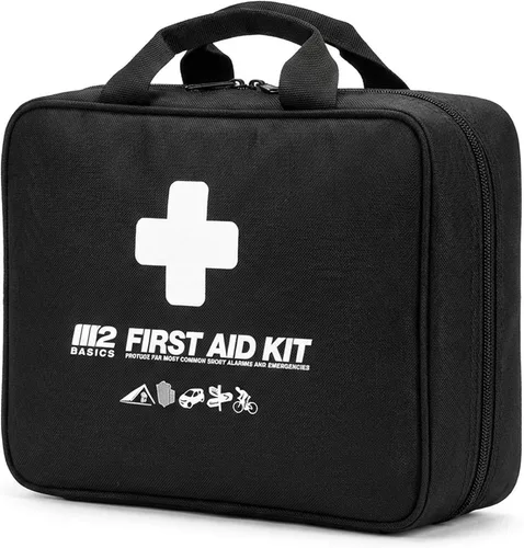 Vista 8 de M2 BASICS Kit de primeros auxilios de 300 piezas con bolsa duradera
