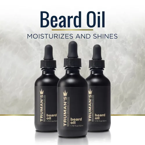 Vista 3 de Truman's Gentlemen's Groomers Aceite para barba con aceites de aguacate y menta - 1.75 oz