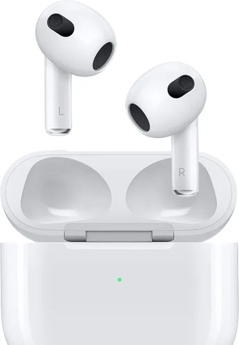 Vista 5 de Apple AirPods con estuche de carga Lightning (3ª generación) (renovado)