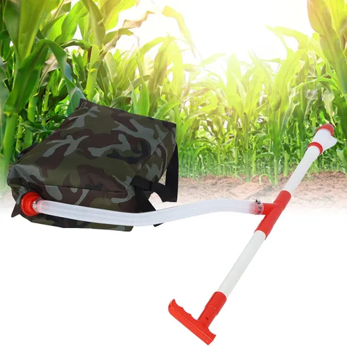 Vista 9 de Esparcidor manual de fertilizante de mochila, aplicador agrícola granular con correa de hombro ajustable para maíz, verduras, árboles frutales