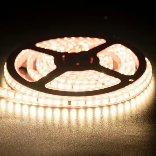Vista 13 de Tiras de Luces LED de CA 120V de 3.28 Pies Blanco Cálido con Enchufe de EE.UU. 1M Luces LED Cortables SMD 2835 de 110 Voltios Cintas de Luces LED