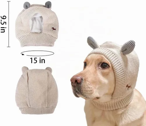 Vista 2 de Orejas silenciosas para perros que ladran la ansiedad, fundas para orejas de perro, redecilla para ruido
