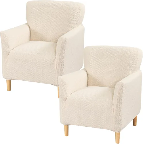 Vista 59 de HAOYONG - Funda elástica de terciopelo para silla de banquete, fundas para sillas de 1 pieza, fundas para sillones de sofá, funda suave para sillón