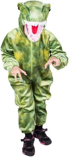 Vista 3 de Dinosaurio T-Rex halloween traje-s, para niño-ren, niños-s, chicas-s, chicos-s, raptor disfraz de fantasía, disfraz raptil, traje de dinosaurio-s