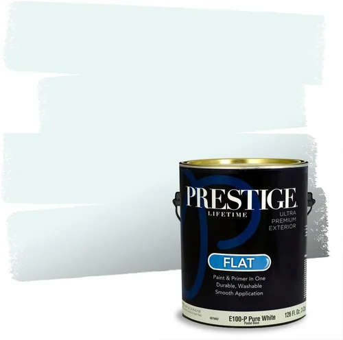 Vista 14 de PRESTIGE Pintura exterior e imprimación en uno, Apalaches, plano, 1 galón