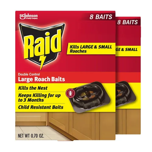 Vista 10 de Raid Cebos grandes para cucarachas de doble control (8 unidades (paquete de 1))