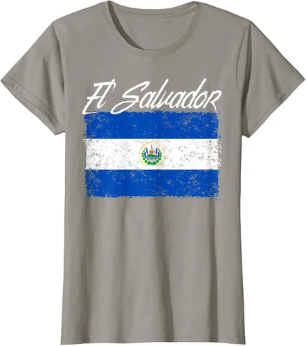 Vista 82 de Camiseta Salvadoreña Bandera El Salvador