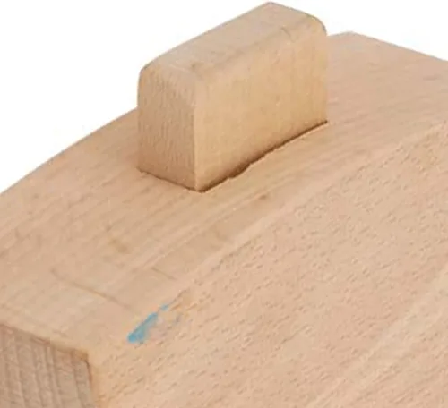 Vista 8 de Profesional carpintero martillo de madera que golpea la herramienta 100% de la carpintería con la cara golpeante en ángulo