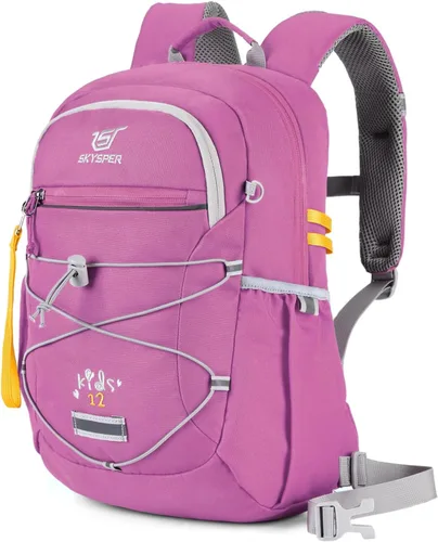Vista 12 de SKYSPER Mochila para Niños 12L Bolsa Escolar para Niños y Niñas Edades 4-8 para Viajes, Días de Paseo y Clases Applegreen