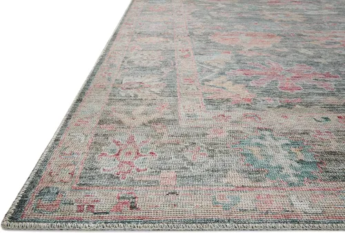 Vista 4 de Loloi Elysium - Alfombra de área de grafito/multi de 7'-6" x 9'-6