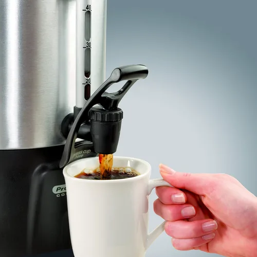 Vista 11 de Proctor Silex 45100 Urna para café de aluminio cepillado para 100 tazas