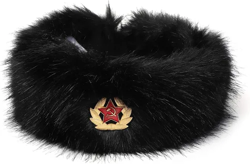 Vista 12 de Diadema de piel sintética con elástico para orejeras de invierno para mujer Negro