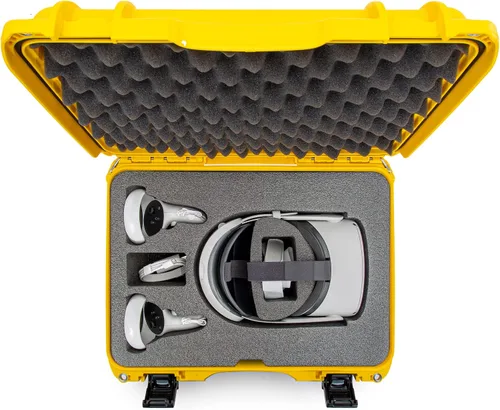 Vista 5 de Nanuk 925 Funda rígida impermeable con inserto de espuma para Oculus Quest 2 - Amarillo