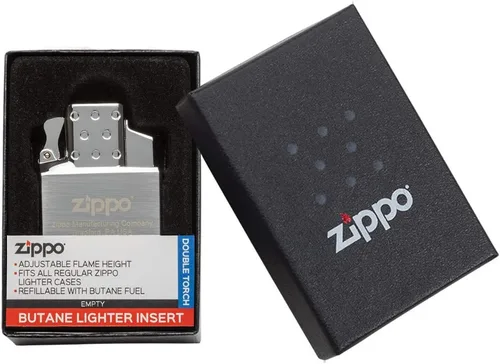 Vista 5 de Zippo 65826 Inserto de encendedor de butano - Antorcha individual, cromo Ideal gift for Birthdays, Father's Day, Christmas, Valentine's Day
