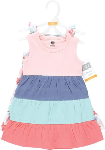Vista 2 de Hudson Baby - Vestidos de algodón para niñas bebés