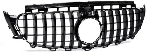 Vista 3 de Parrilla Delantera Para Mercedes Benz W213 E250 E350 E400 2017-2020 (Negro)