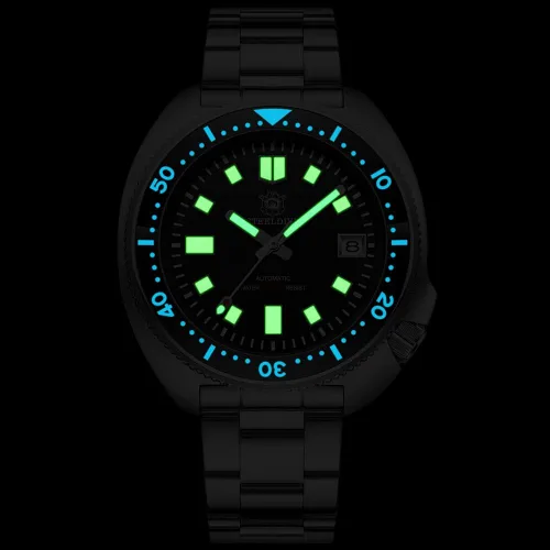 Vista 3 de Steeldive - Reloj automático para hombre 1970 SD1970 Reloj de pulsera NH35 Movimiento 200M Relojes de buceo