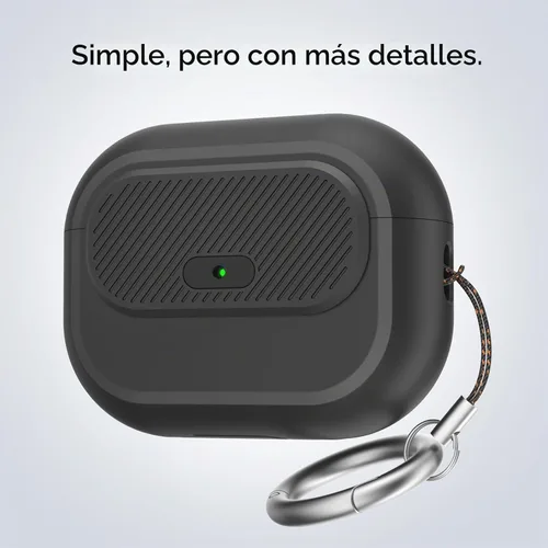Vista 9 de TRONWIN Funda para AirPods Pro 2, [con bloqueo] Funda para AirPods Pro de una pieza (2ª/1ª generación), funda protectora completa de silicona suave