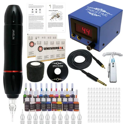 Vista 5 de Javelin - Kit de bolígrafos de tatuaje (X Kit + Radiant 7 colores)