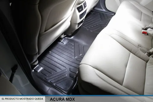 Vista 4 de SMARTLINER Juego de tapetes de piso de ajuste personalizado de 2 filas compatibles con Acura MDX 2014-2020