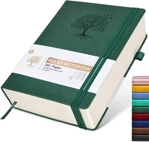 Vista 54 de Ansopu Cuaderno de puntos, 360 páginas numeradas, cuadrícula de puntos, de 8.5 x 11 pulgadas, papel de punto de 3.53 oz/m², tapa dura gruesa