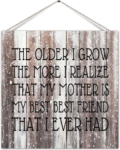 Vista 2 de Decorative Wooden Pallet Sign Plaque Funny Saying Nothing Is Really Lost until Your Mom Can't Find It Rustic Wood Door Hanger Sign Home Sign Country